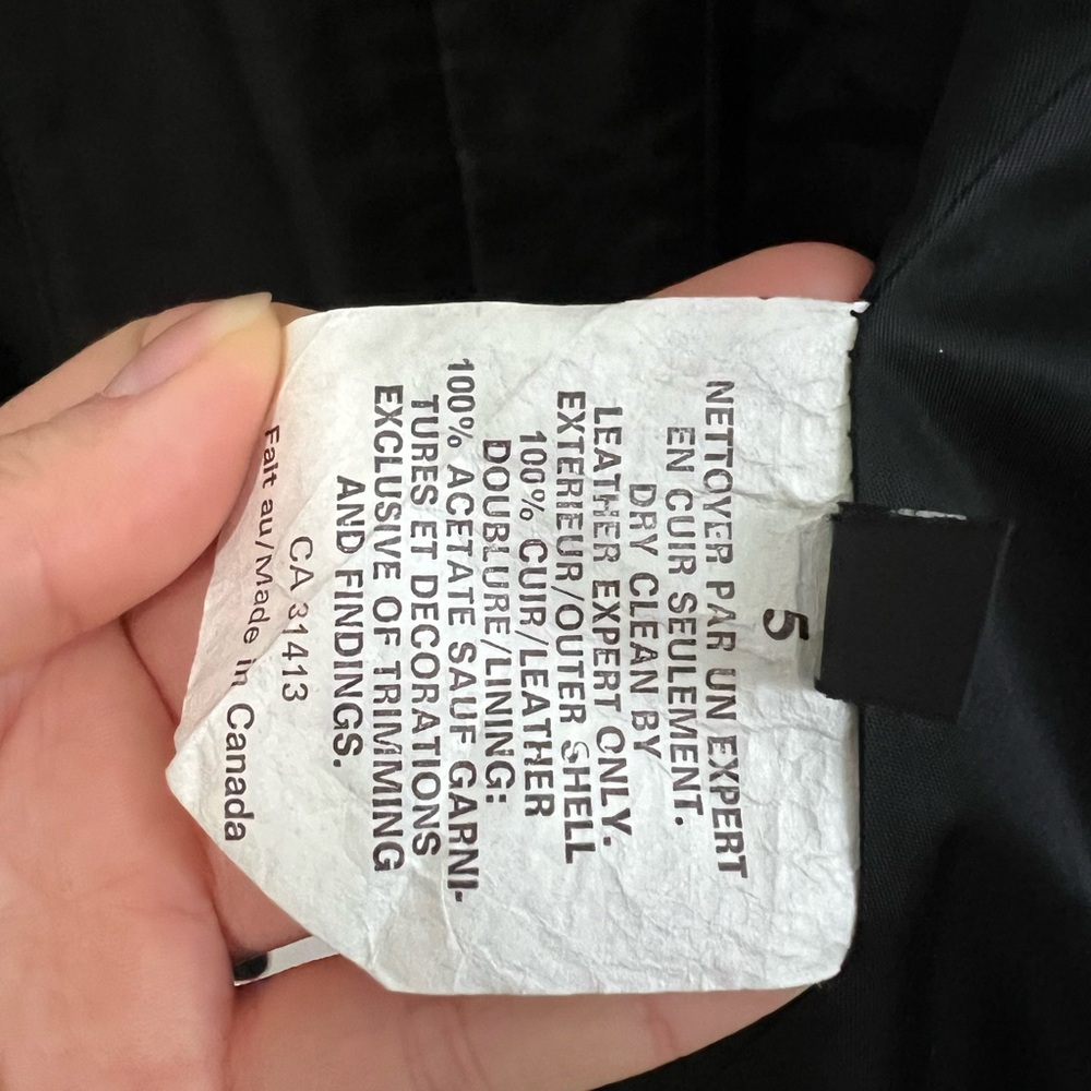 Leather jacket - Picture 3 of 4